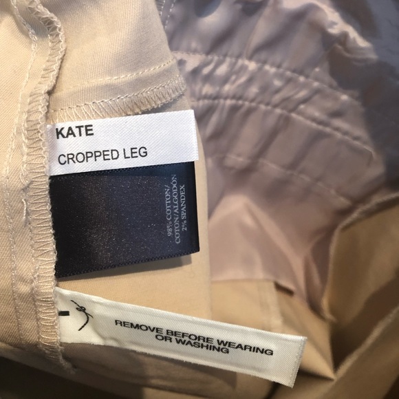 Ann Taylor Cropped Pants - Beige - Picture 4 of 6